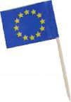 Vlaječka EU 70mm 144ks Doprodej - Úklidové a ochranné pomůcky Obalový materiál Kelímky, párátka, slámky